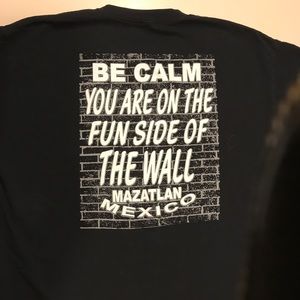 Be Calm Mazatlan, Mexico box T-shirt XL